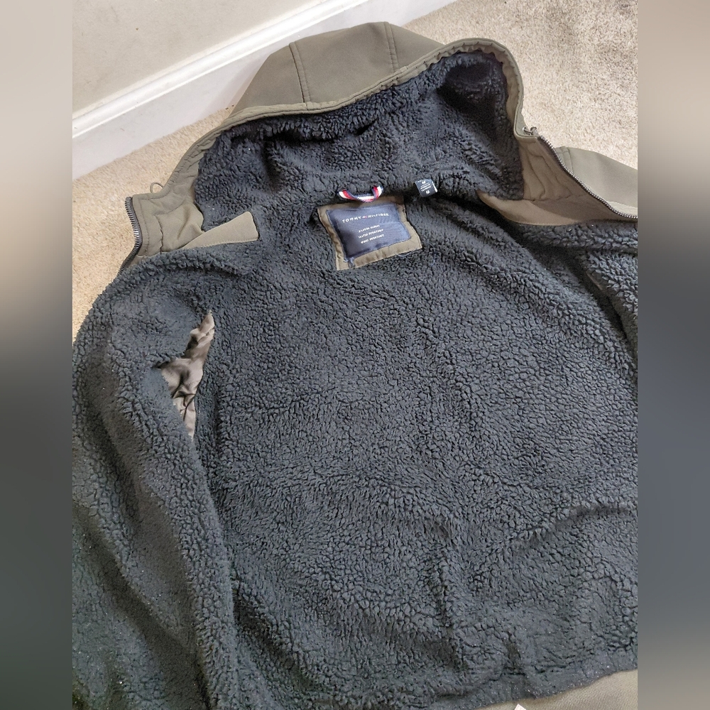 Tommy Hilfiger Men's Size M Olive Green Jacket - Picture 9 of 14